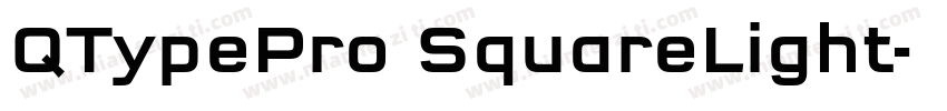 QTypePro SquareLight字体转换